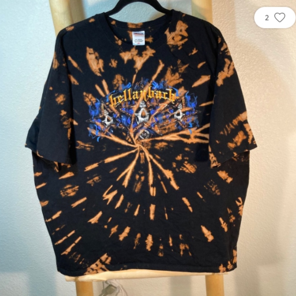 anvil 3 skulls black mens t-Shirt 3x